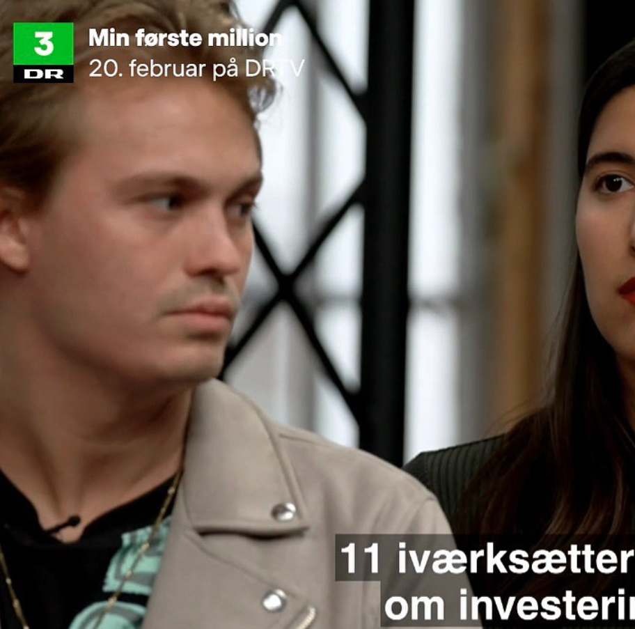 Frederik Frifeldt on Danish TV show My First Million (Min Første Million)